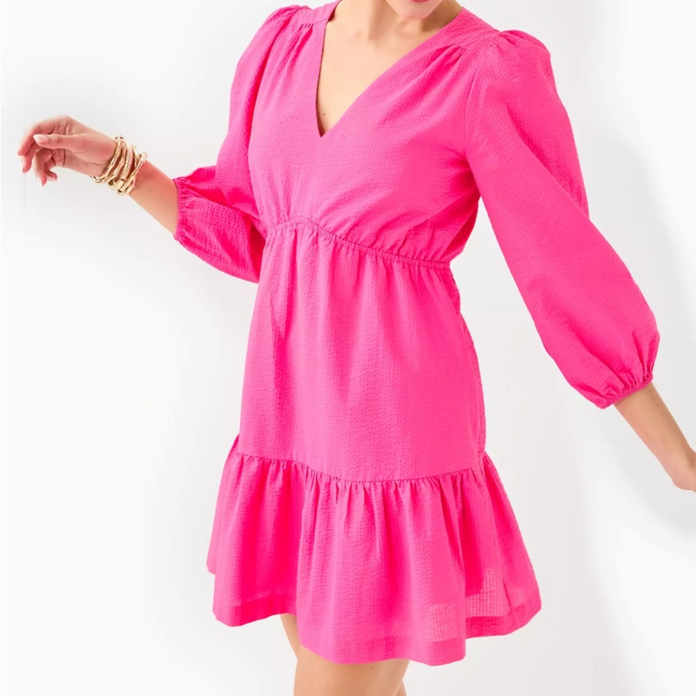 NWT Lilly Pulitzer Deacon Dress - Sz 4 in Passion Fruit Pink